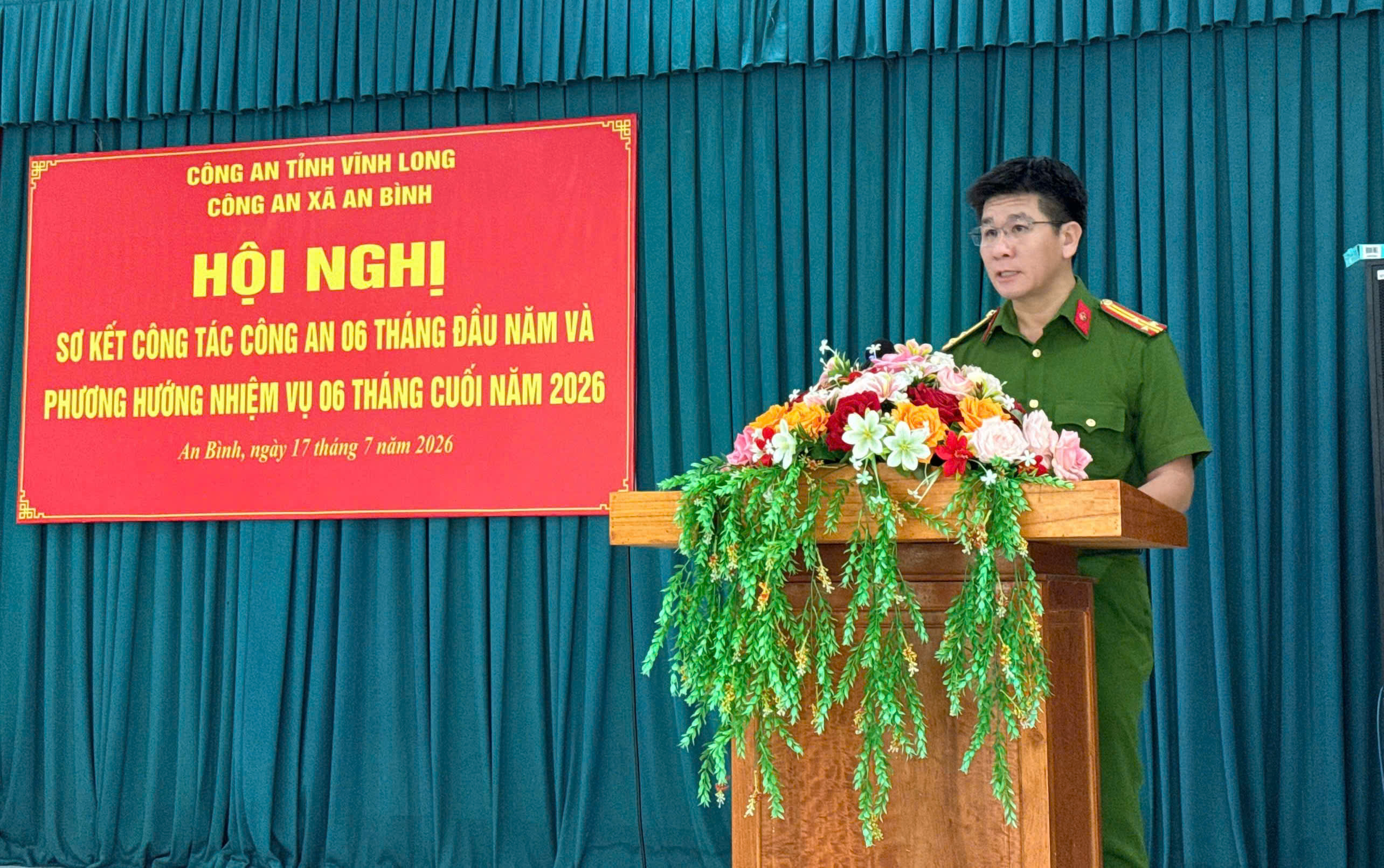 Trưởng CAX phát biểu
