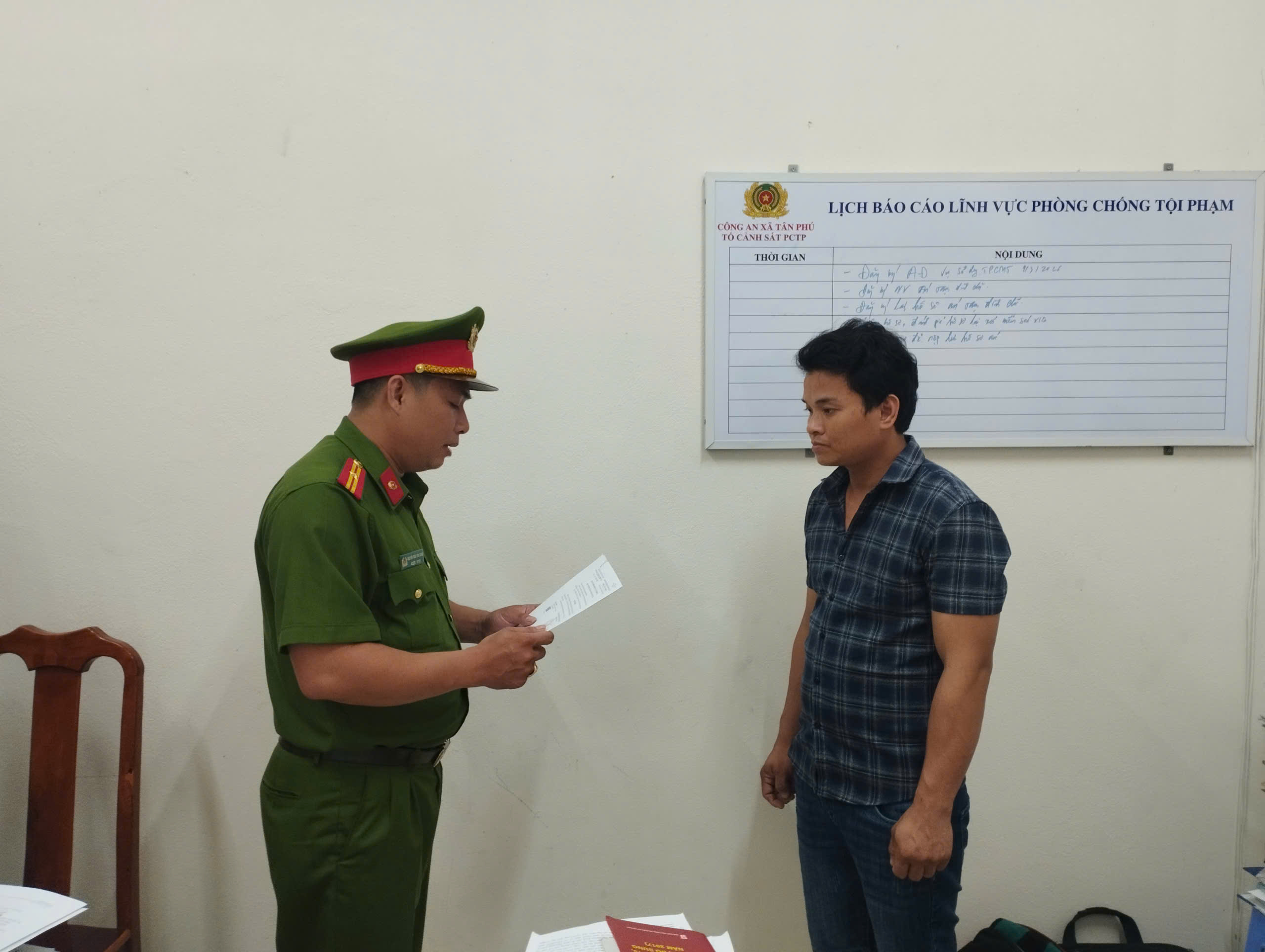 ảnh tống đạt QĐ
