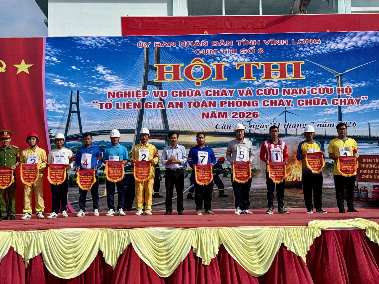 Quang cảnh tổ chức Hội thi