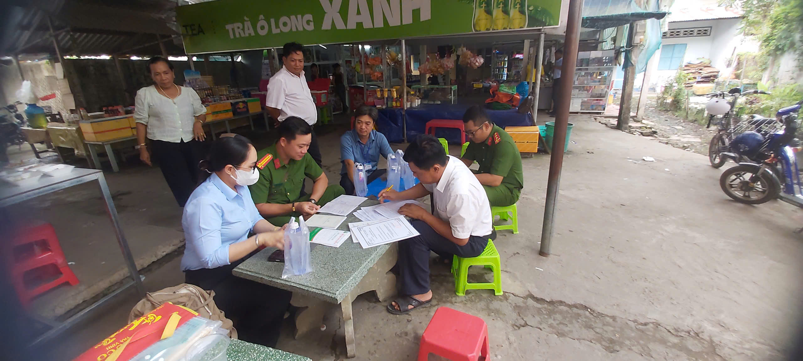 Hình 3 kiểm tra tại các diểm trường