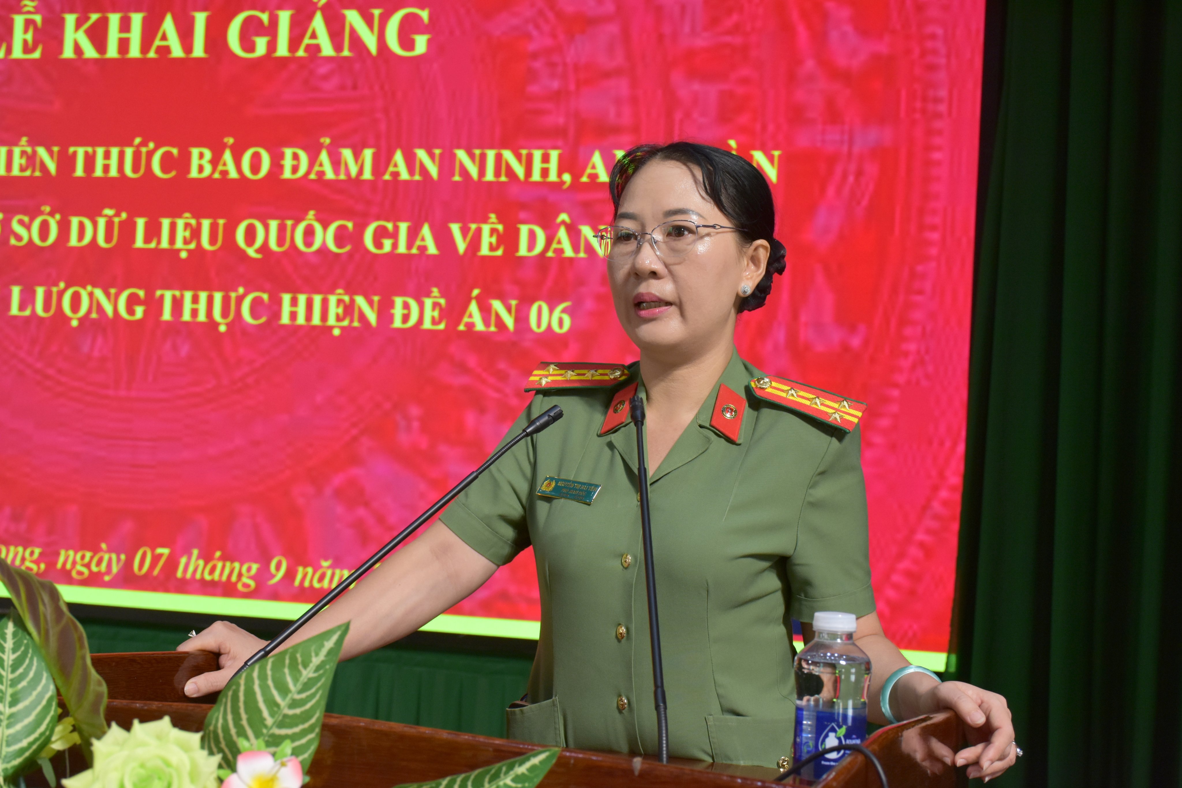 PGĐ Yến phát biểu