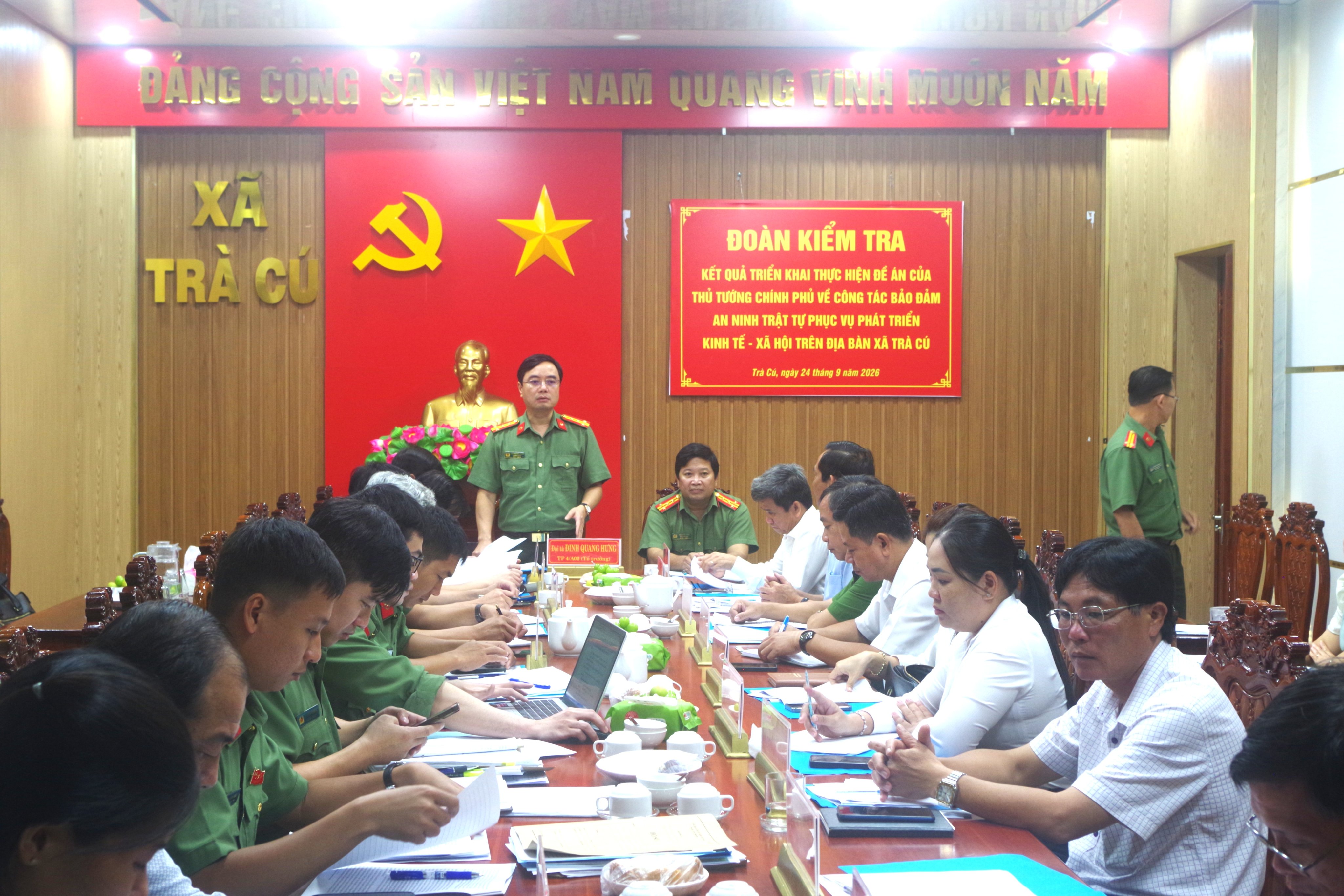 Quan cảnh buổi kiểm tra
