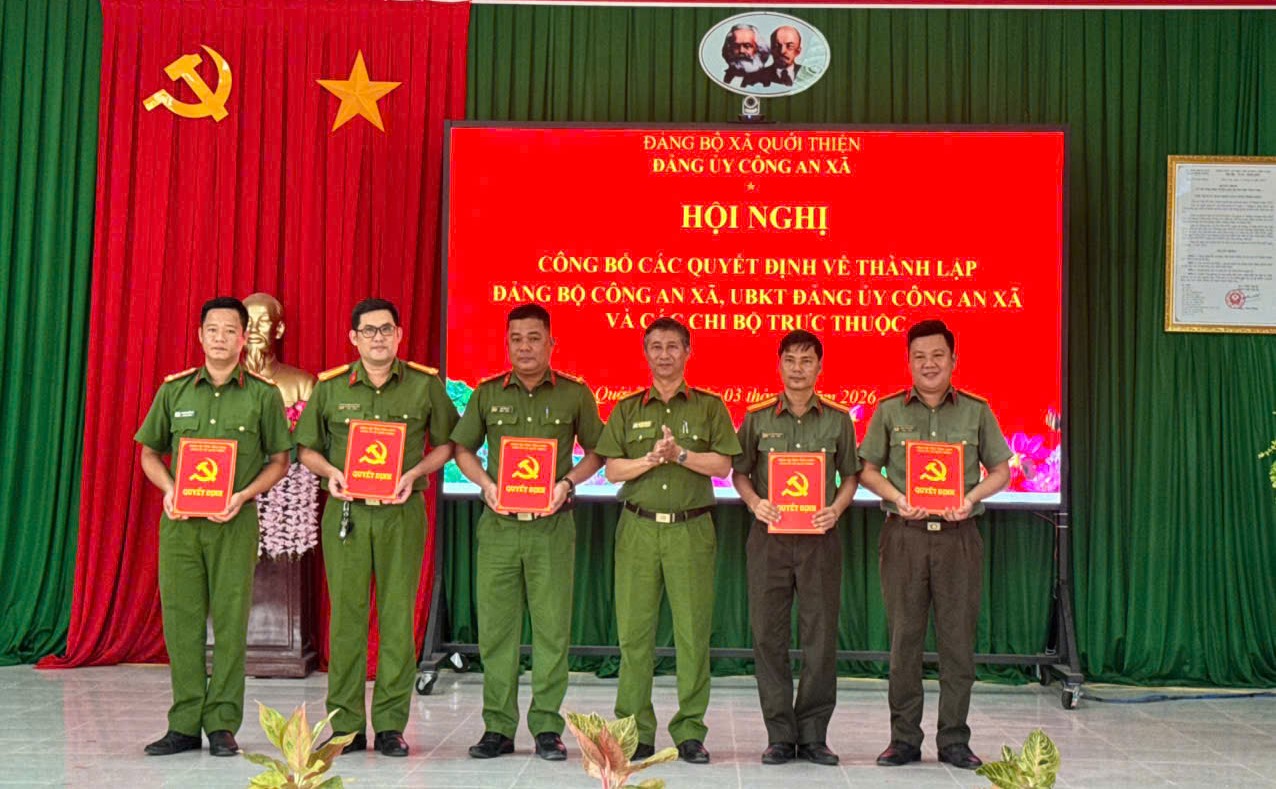 Trao QĐ các Chi bộ trực thuộc