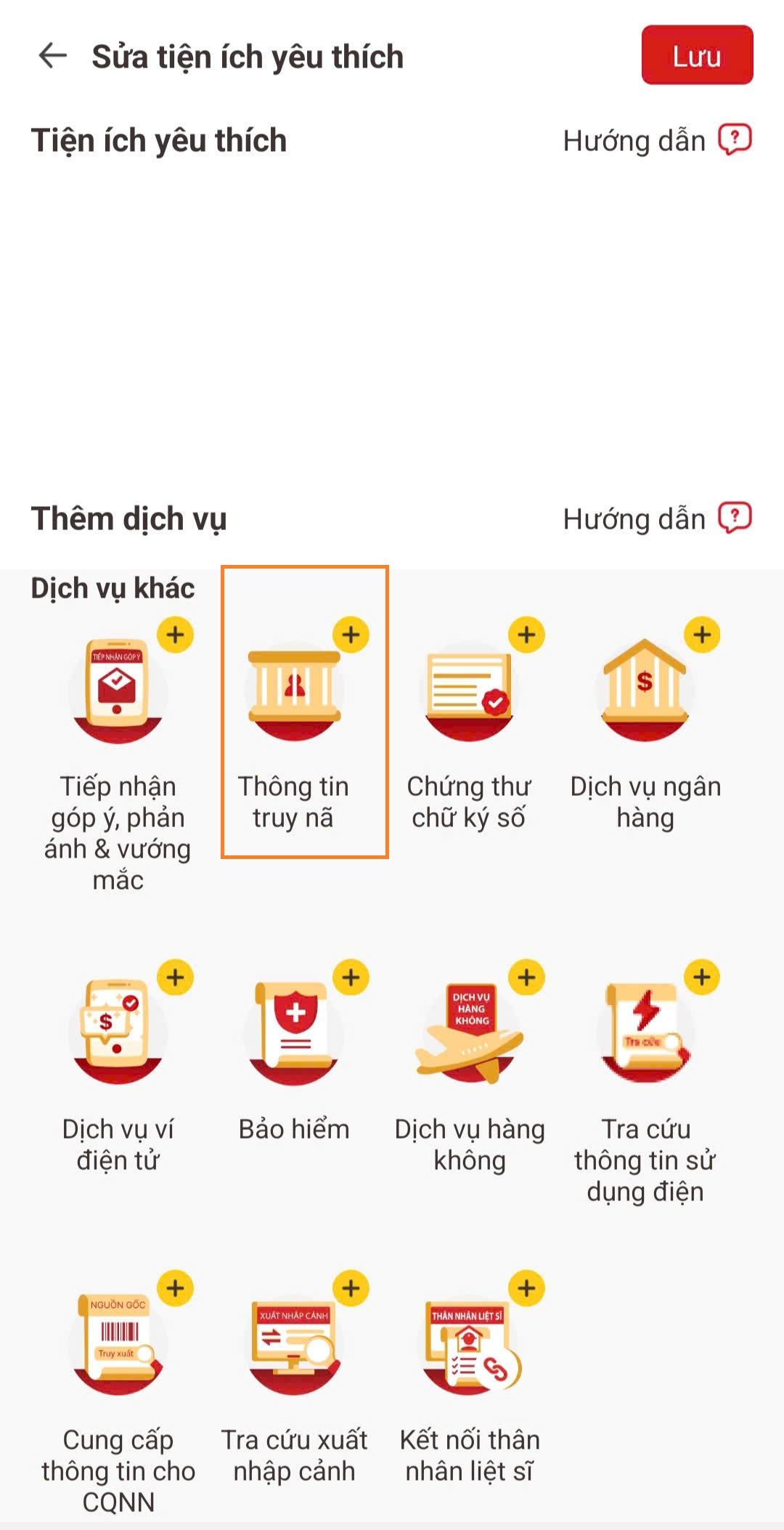 Truy cập ứng dụng VNeID, vào mục “Thông tin truy nã”