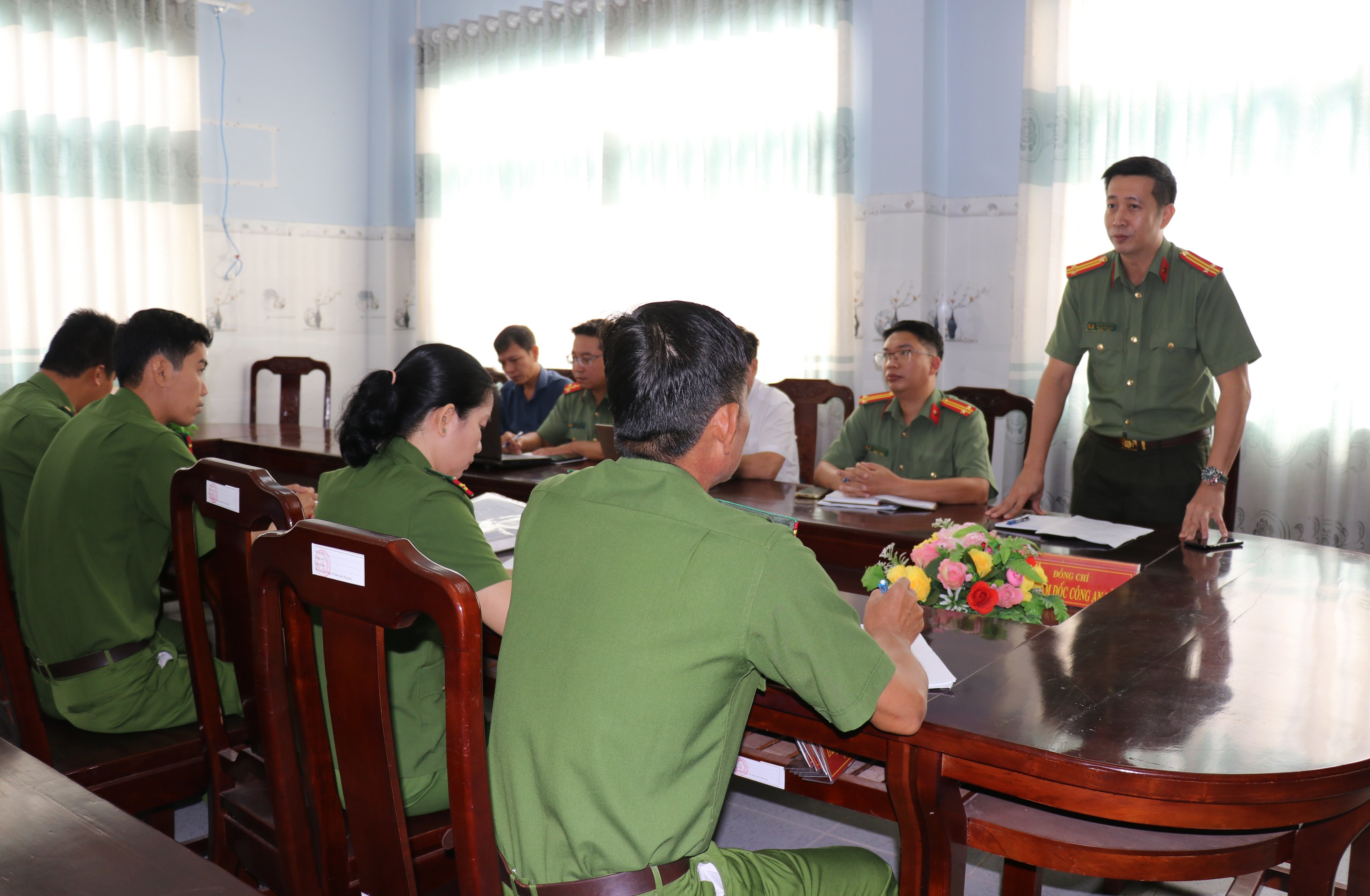 Trung tá Vương Tấn Công, Phó Trưởng phòng 5, Cục Y tế phát biểu kết luận